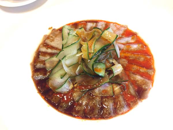 Shisen Hanten Sliced Steamed Pork With Chilli Oil By Glamorazzi