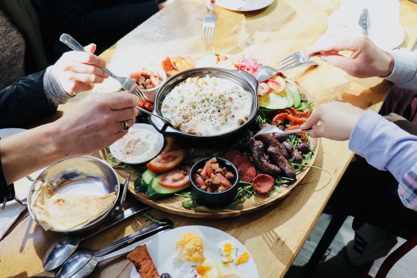 Traditional Lebanese Breakfast