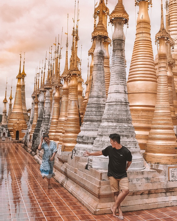 Searching For Us - Travelling at Shwe Indein Pagoda, Inle Lake, Myanmar